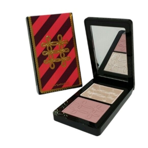 MAC Nutcracker Sweet Peach Face Compact NIB - Picture 2 of 4